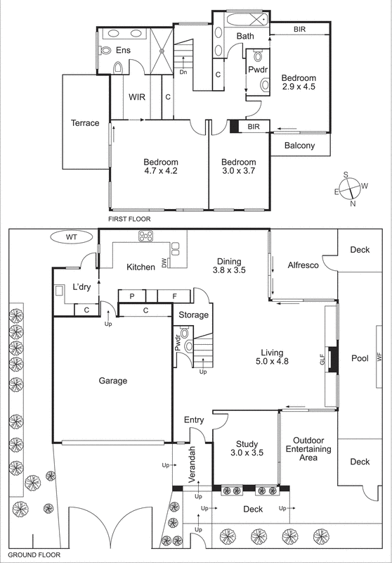 2 Coombe Avenue, Hampton VIC 3188 - Floorplan