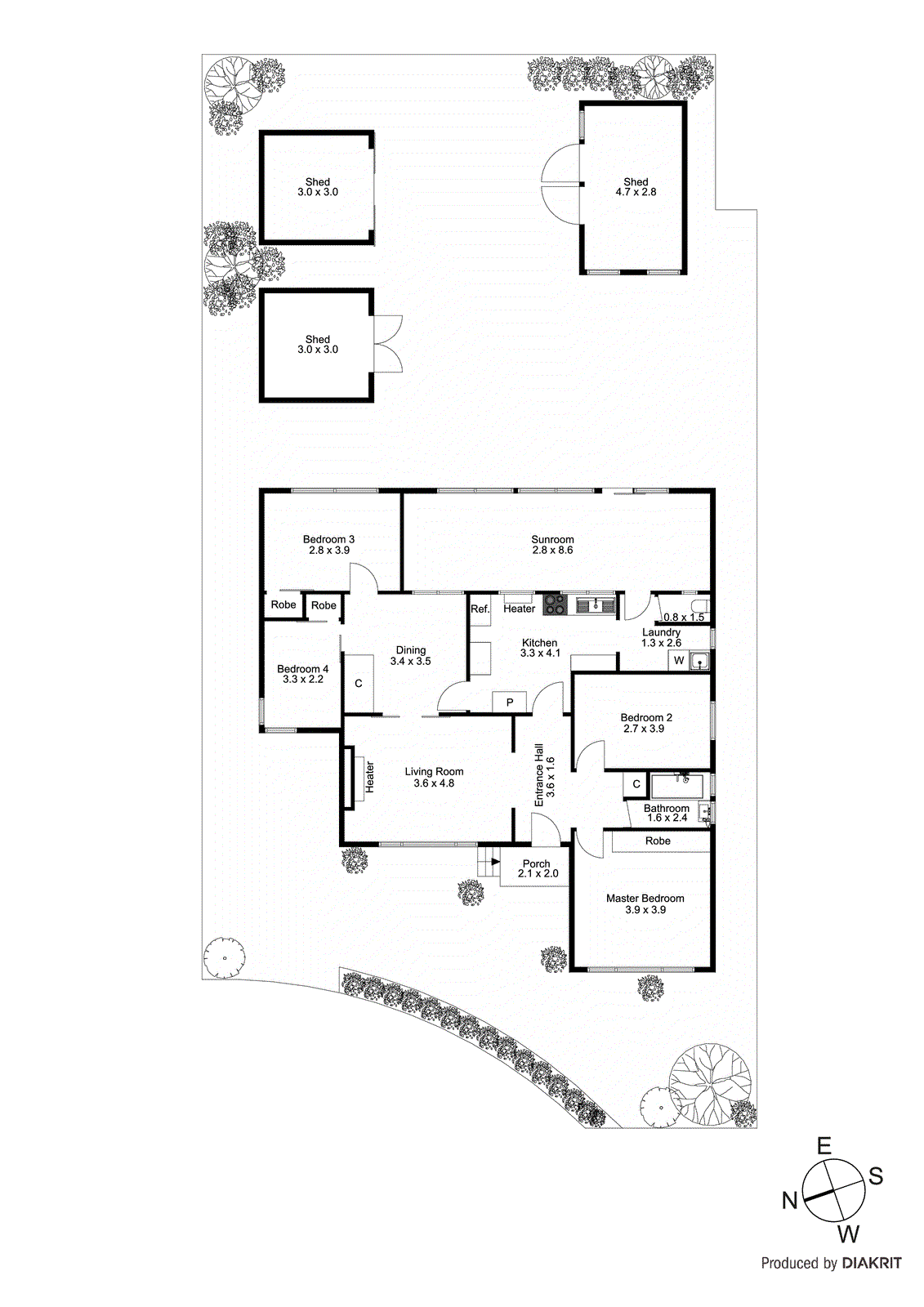 2 Crowfoot Court, Clarinda VIC 3169 - Floorplan