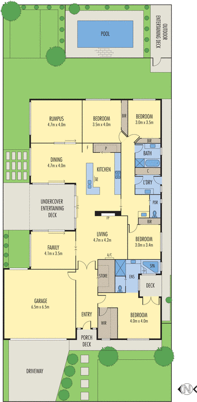 2 Curdie Place, Grovedale VIC 3216 - Floorplan