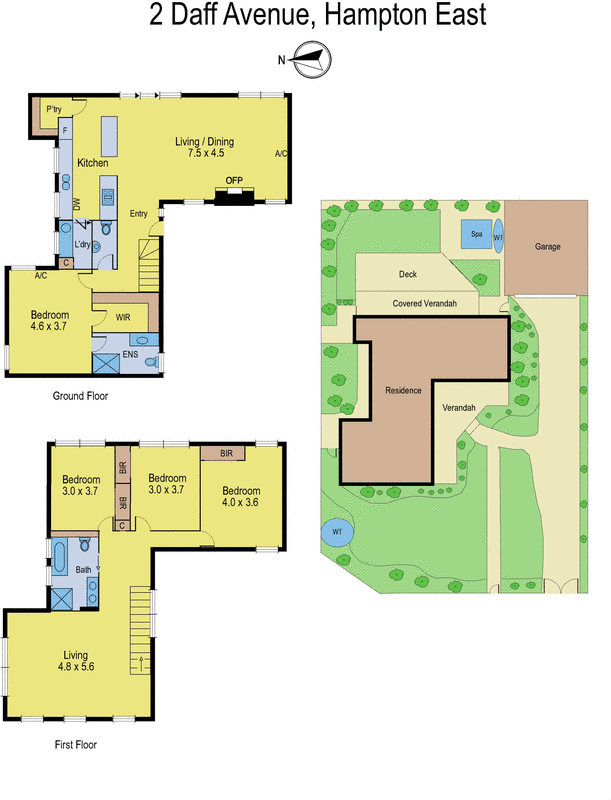2 Daff Avenue, Hampton East VIC 3188 - Floorplan