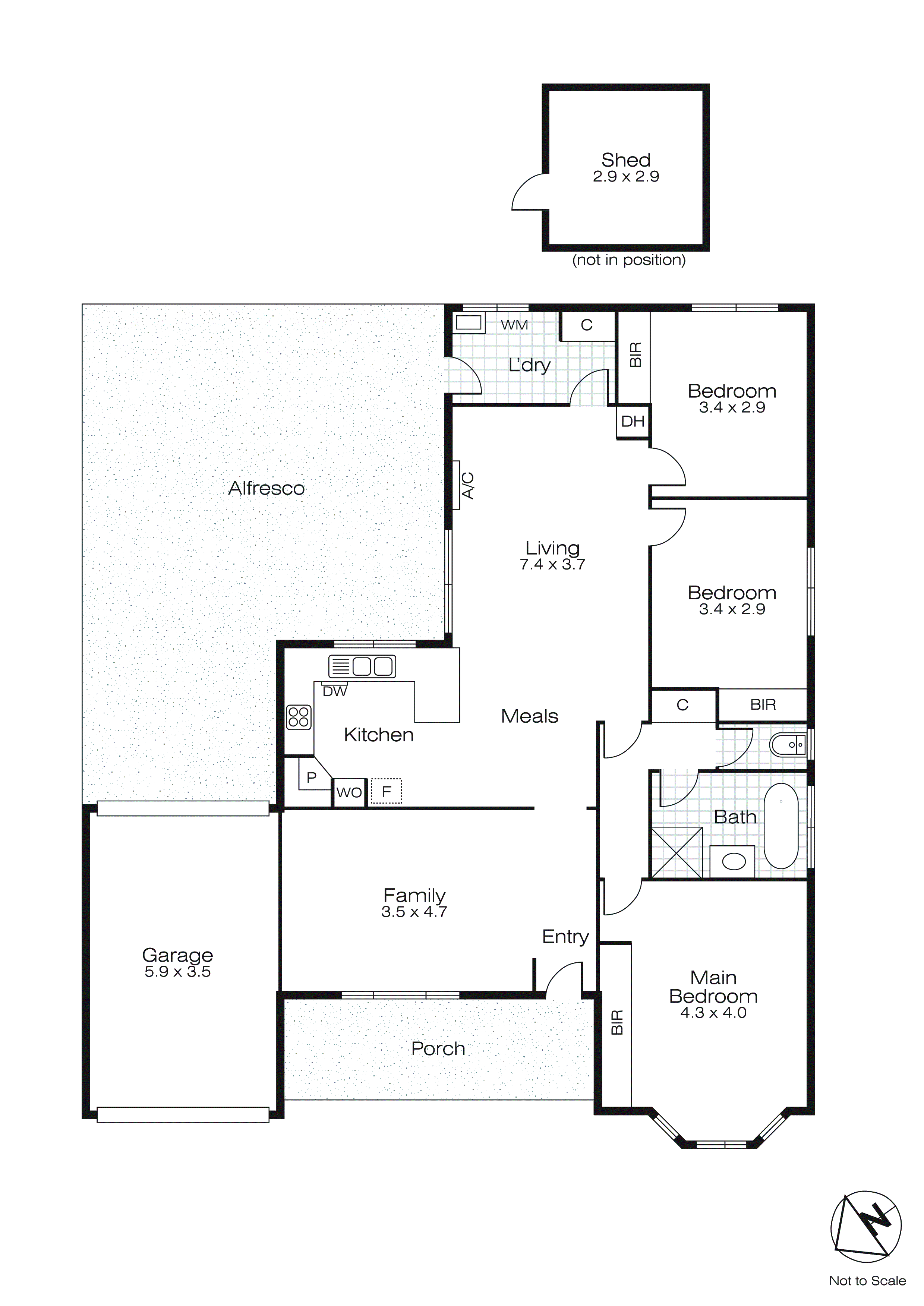 2 Danehill Court, Invermay Park VIC 3350 - Floorplan