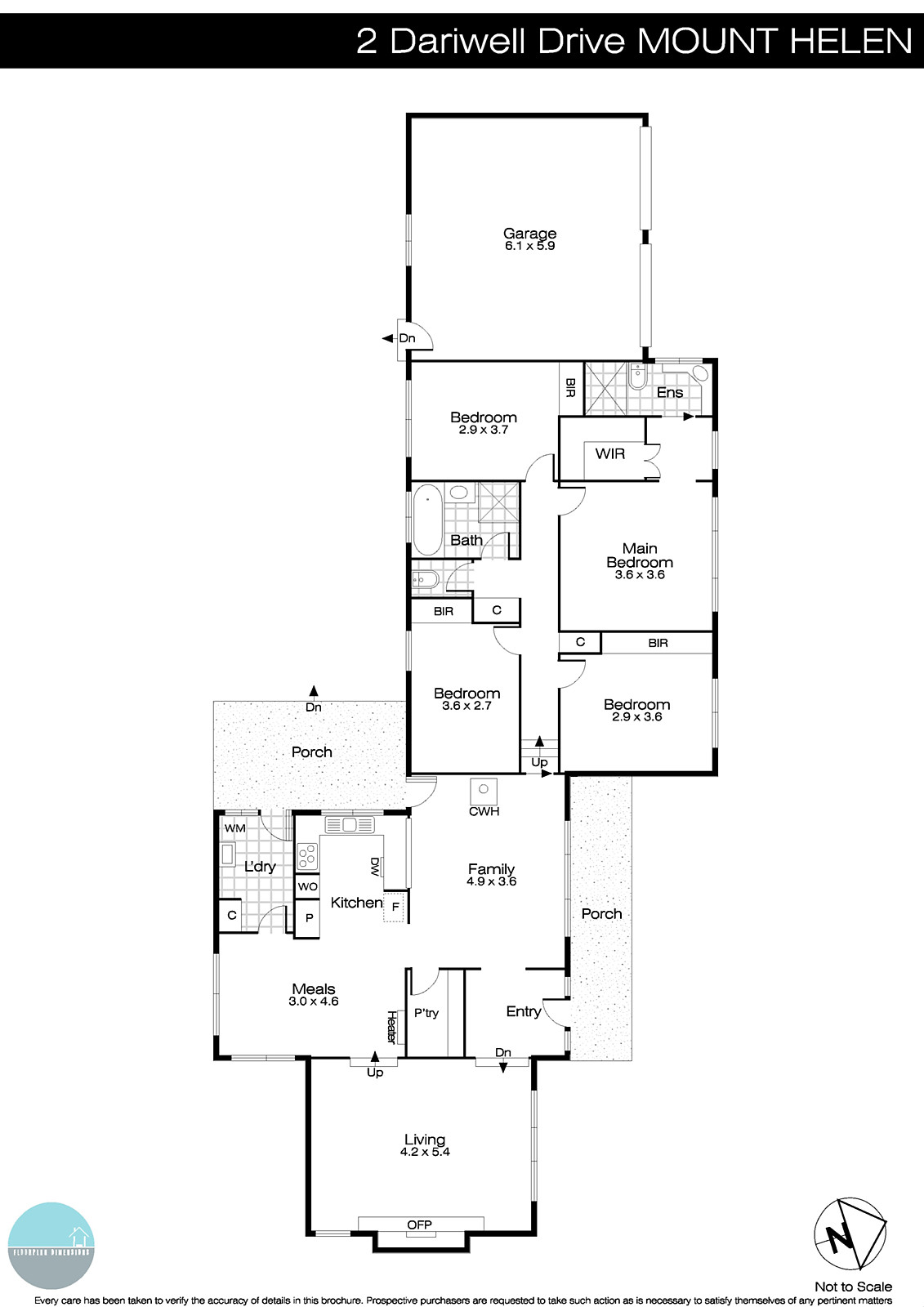 2 Darriwell Drive, Mount Helen VIC 3350 - Floorplan