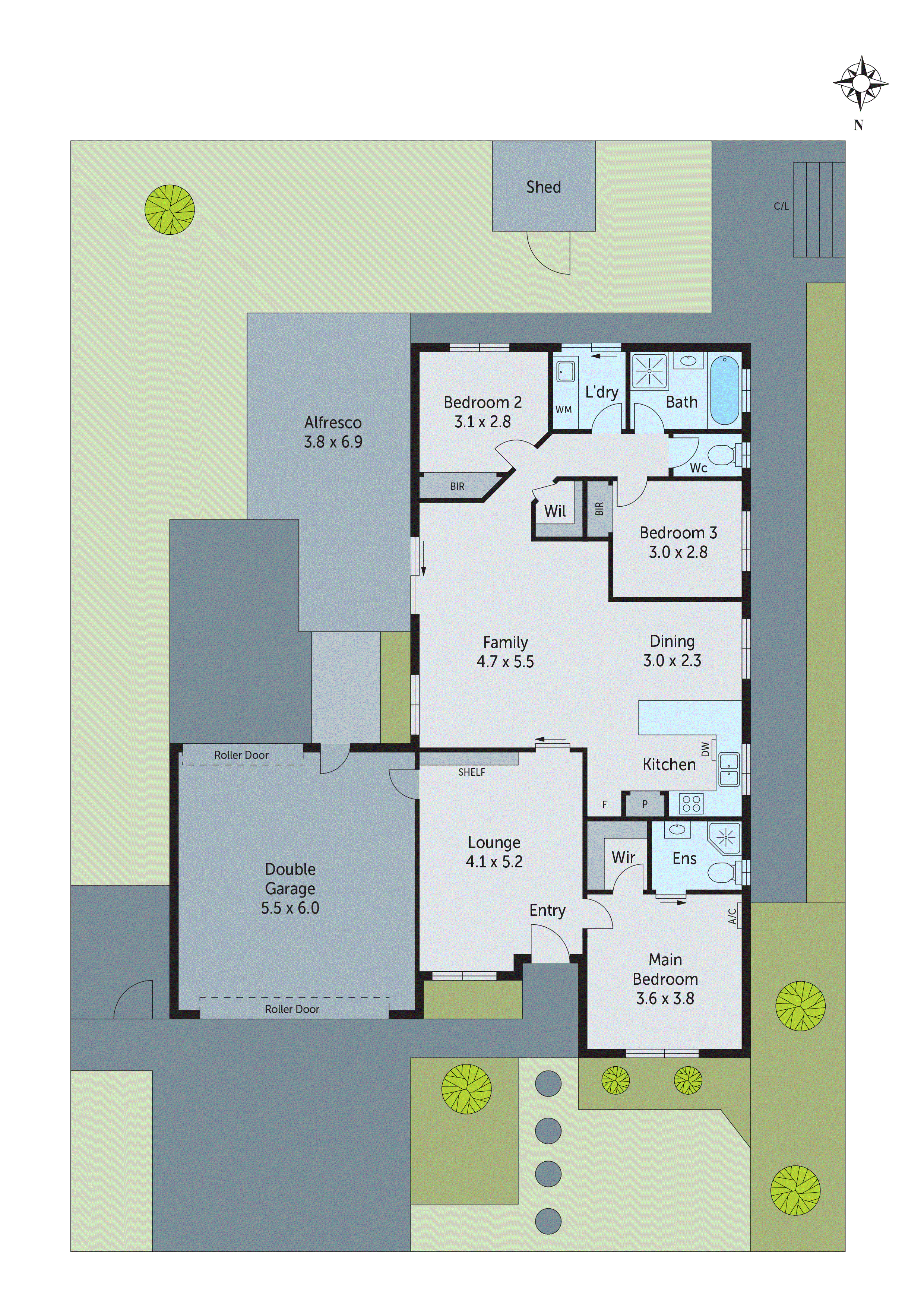 2 Doolin Close, Grovedale VIC 3216 - Floorplan
