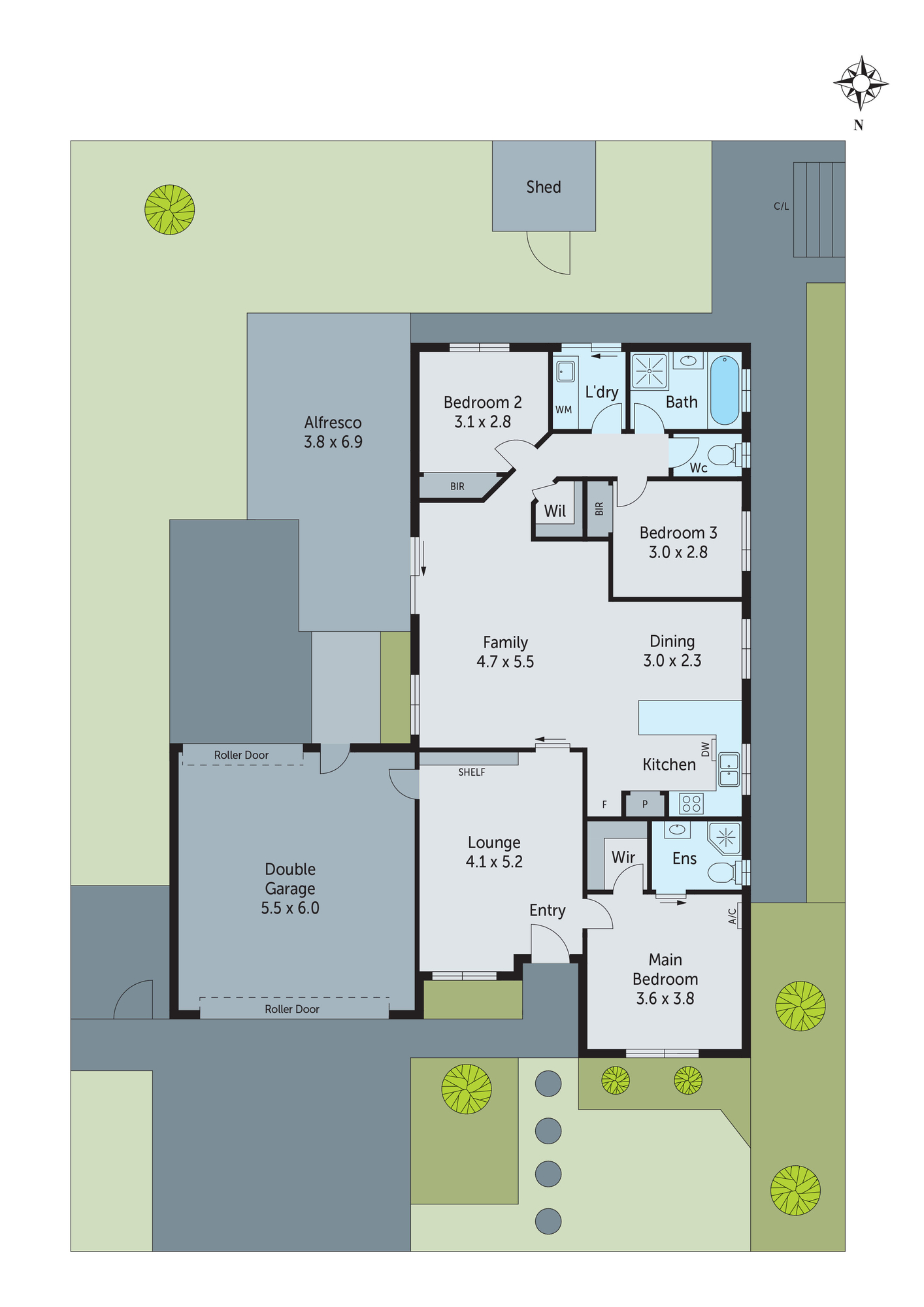2 Doolin Close, Grovedale VIC 3216 - Floorplan