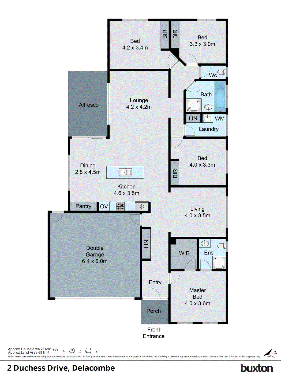 2 Duchess Drive, Winter Valley VIC 3358 - Floorplan