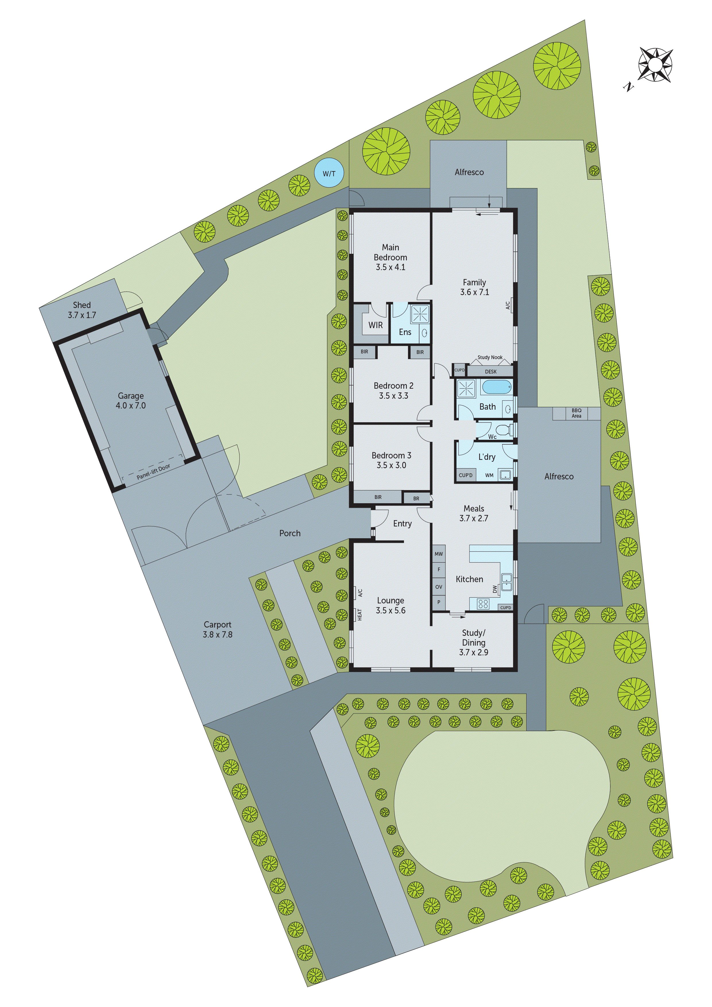 2 Eldine Court, Grovedale VIC 3216 - Floorplan