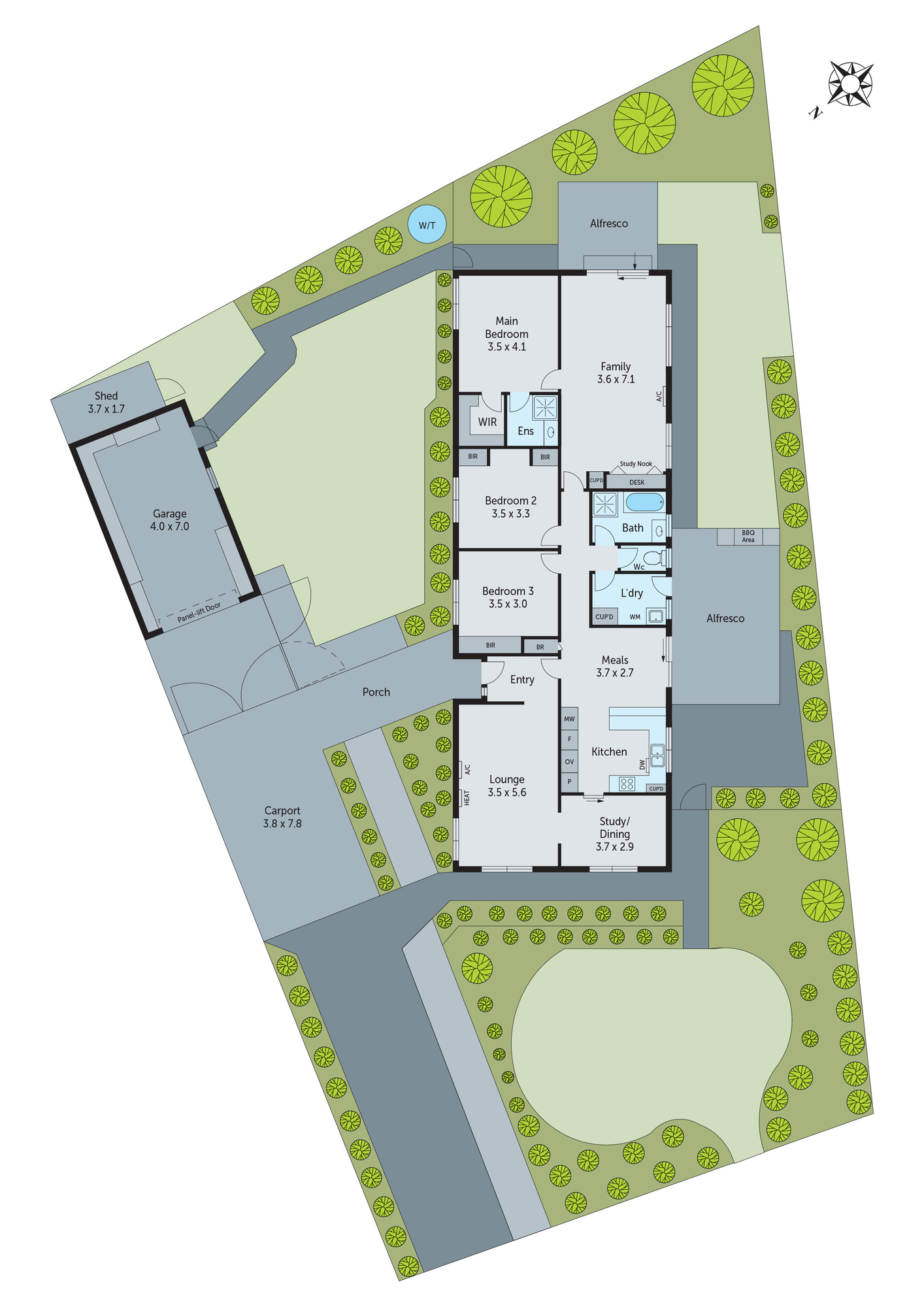 2 Eldine Court, Grovedale VIC 3216 - Floorplan