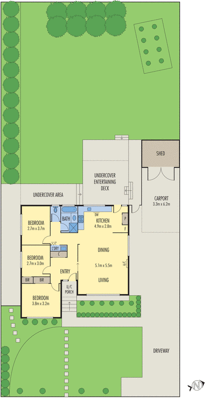 2 Eldridge Place, Belmont VIC 3216 - Floorplan