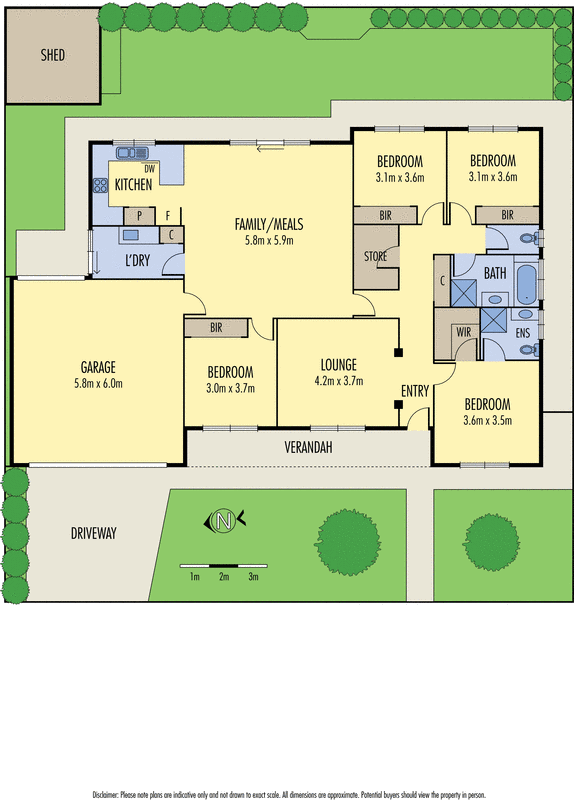 2 Ellen Close, Grovedale VIC 3216 - Floorplan