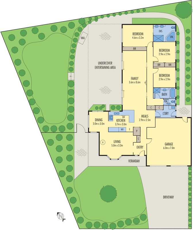 2 Ellis Court, Grovedale VIC 3216 - Floorplan