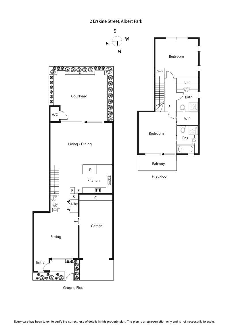 2 Erskine Street, ALBERT PARK VIC 3206 - Floorplan