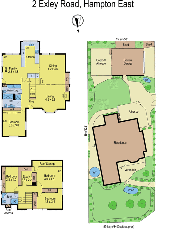 2 Exley Road, Hampton East VIC 3188 - Floorplan