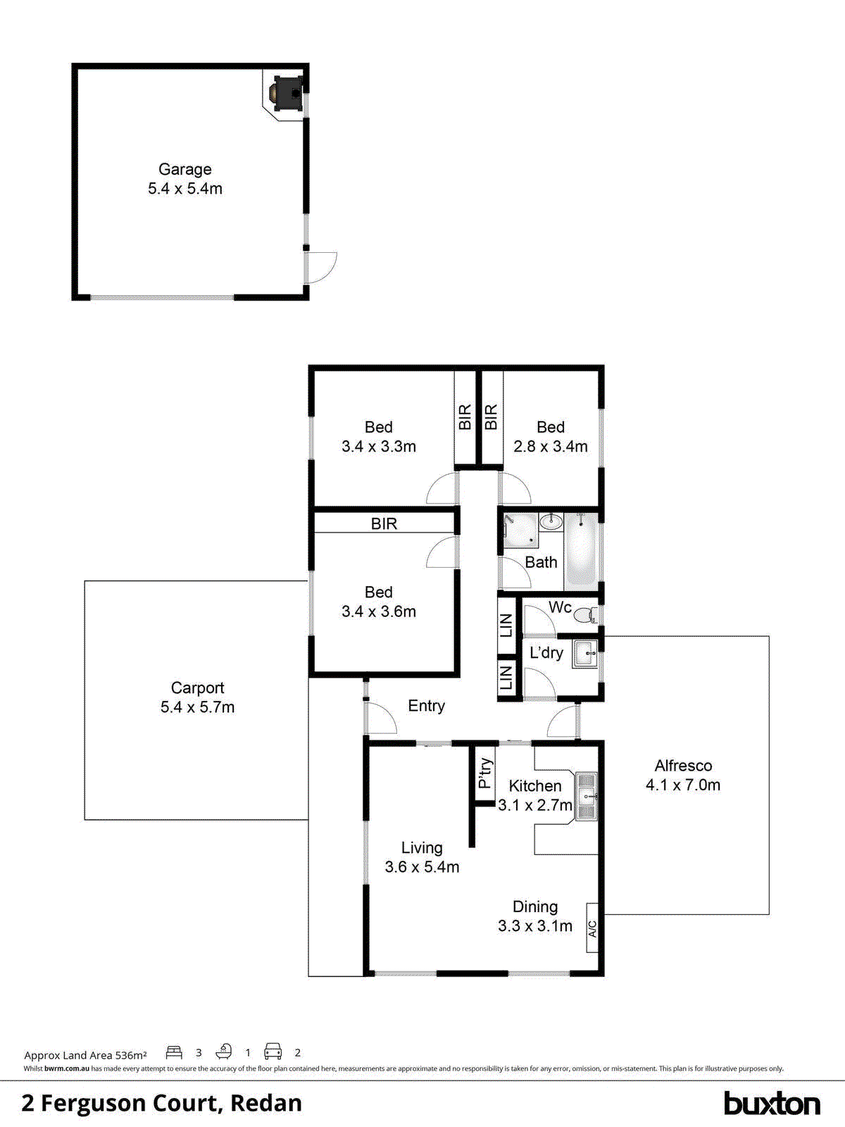2 Ferguson Court, Redan VIC 3350 - Floorplan