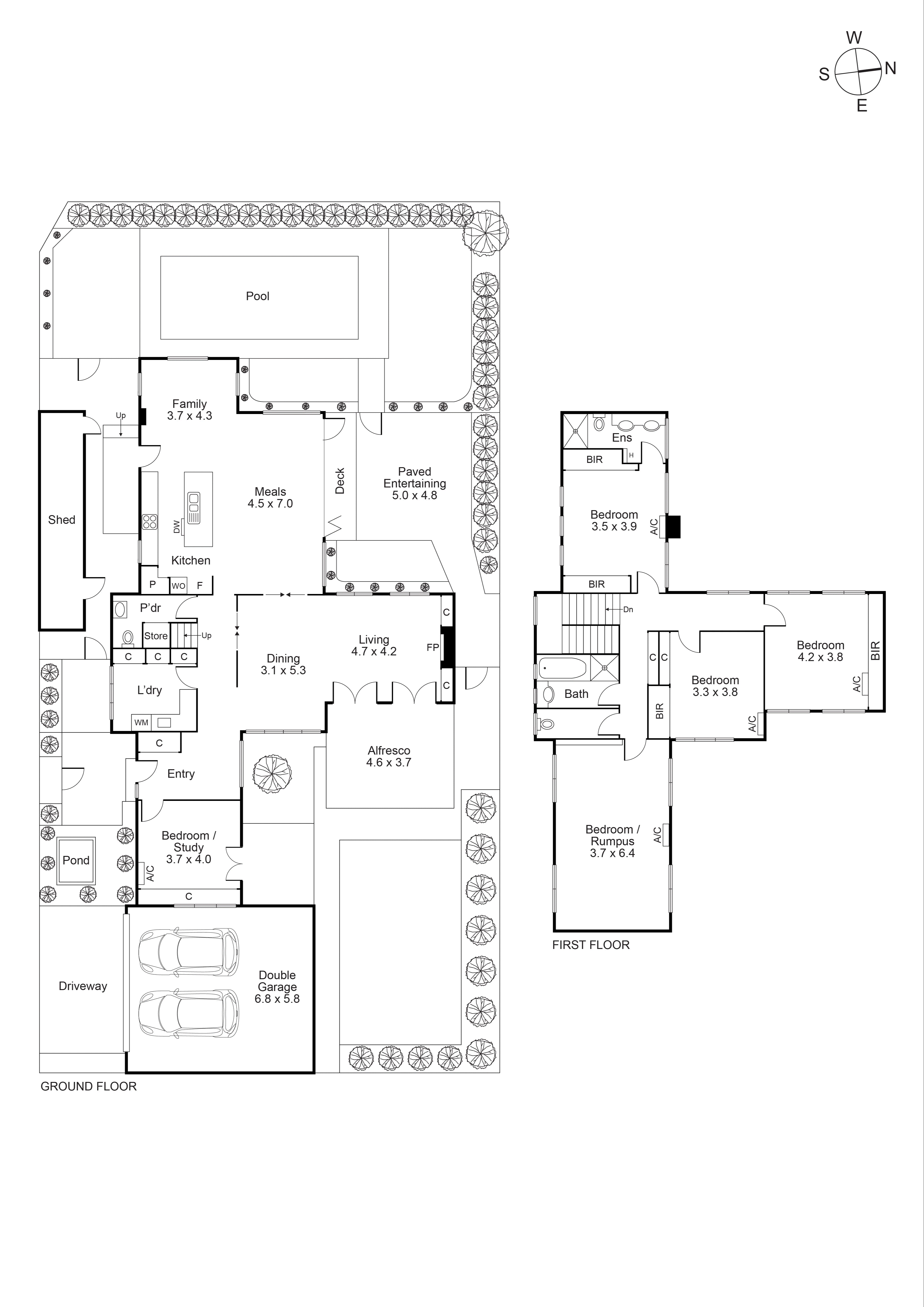 2 Foster Avenue, Glen Huntly VIC 3163 - Floorplan