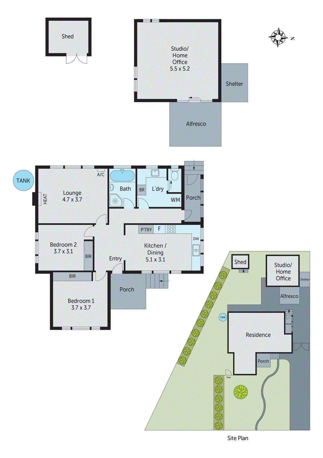 2 Gibbs Street, Newcomb VIC 3219 - Floorplan