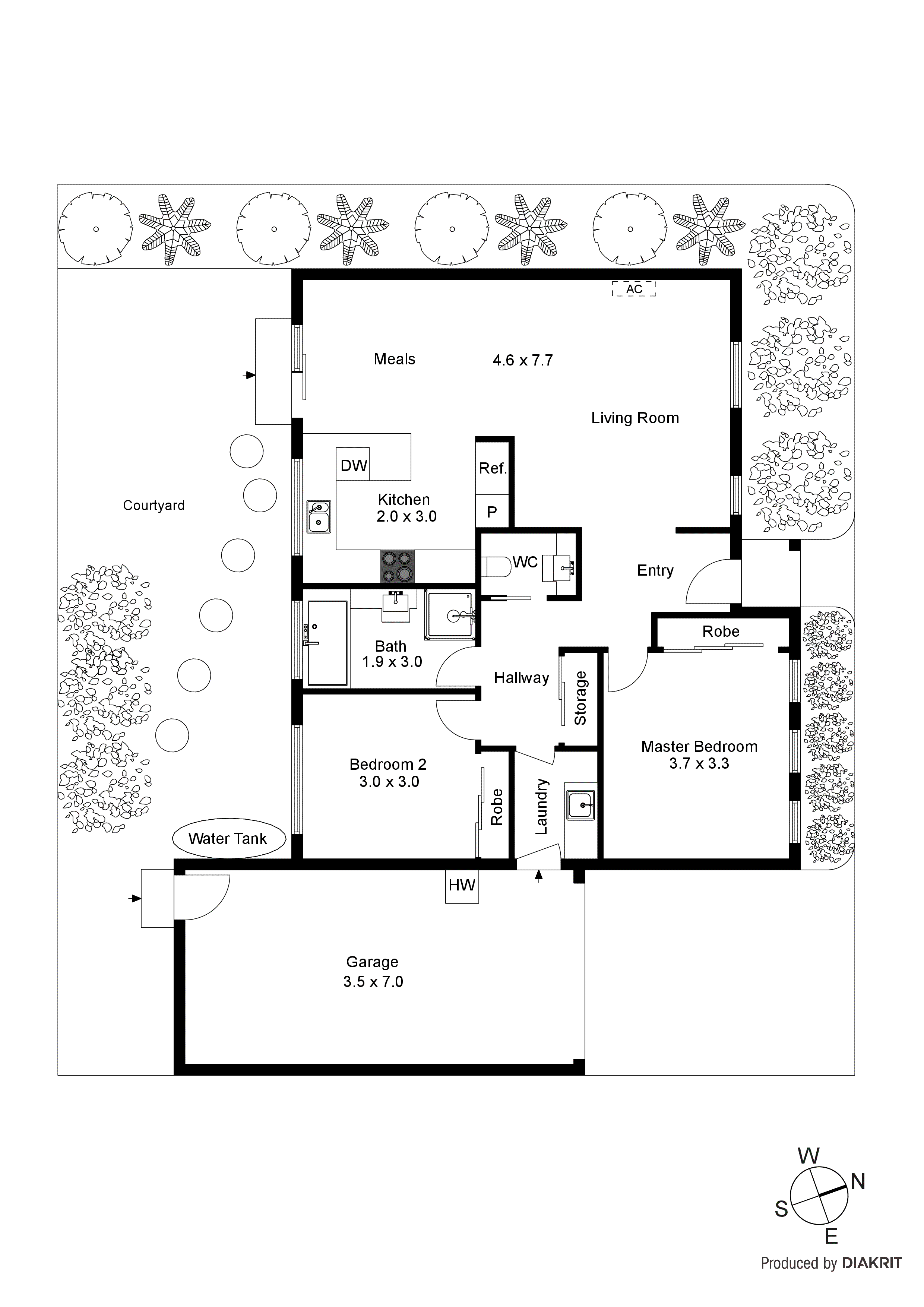 2 Gibson Court, Carrum Downs VIC 3201 - Floorplan