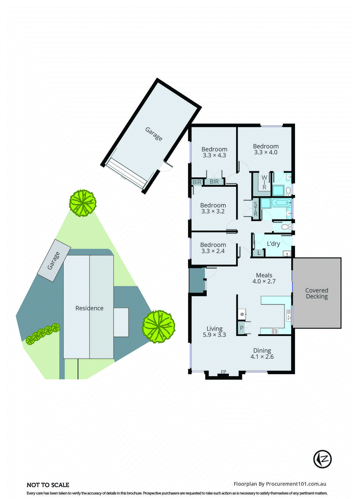 2 Granton Close, Keysborough VIC 3173 - Floorplan