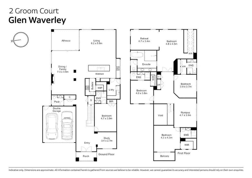 2 Groom Court, Glen Waverley VIC 3150 - Floorplan