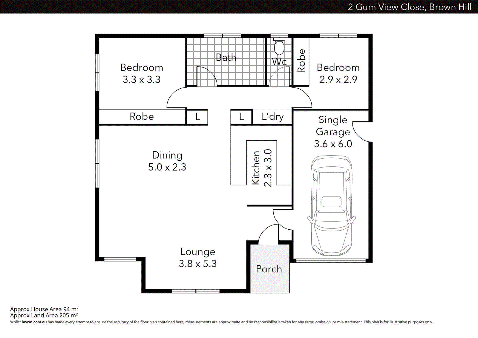 2 Gum View Close, Brown Hill VIC 3350 - Floorplan