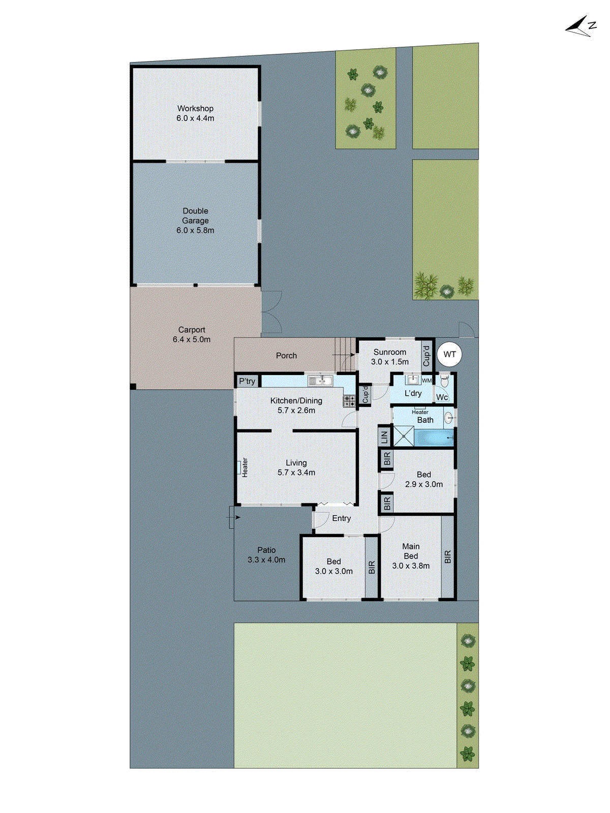 2 Harvey Avenue, Herne Hill VIC 3218 - Floorplan