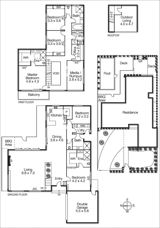 2 Hunter Avenue, Black Rock VIC 3193 - Floorplan