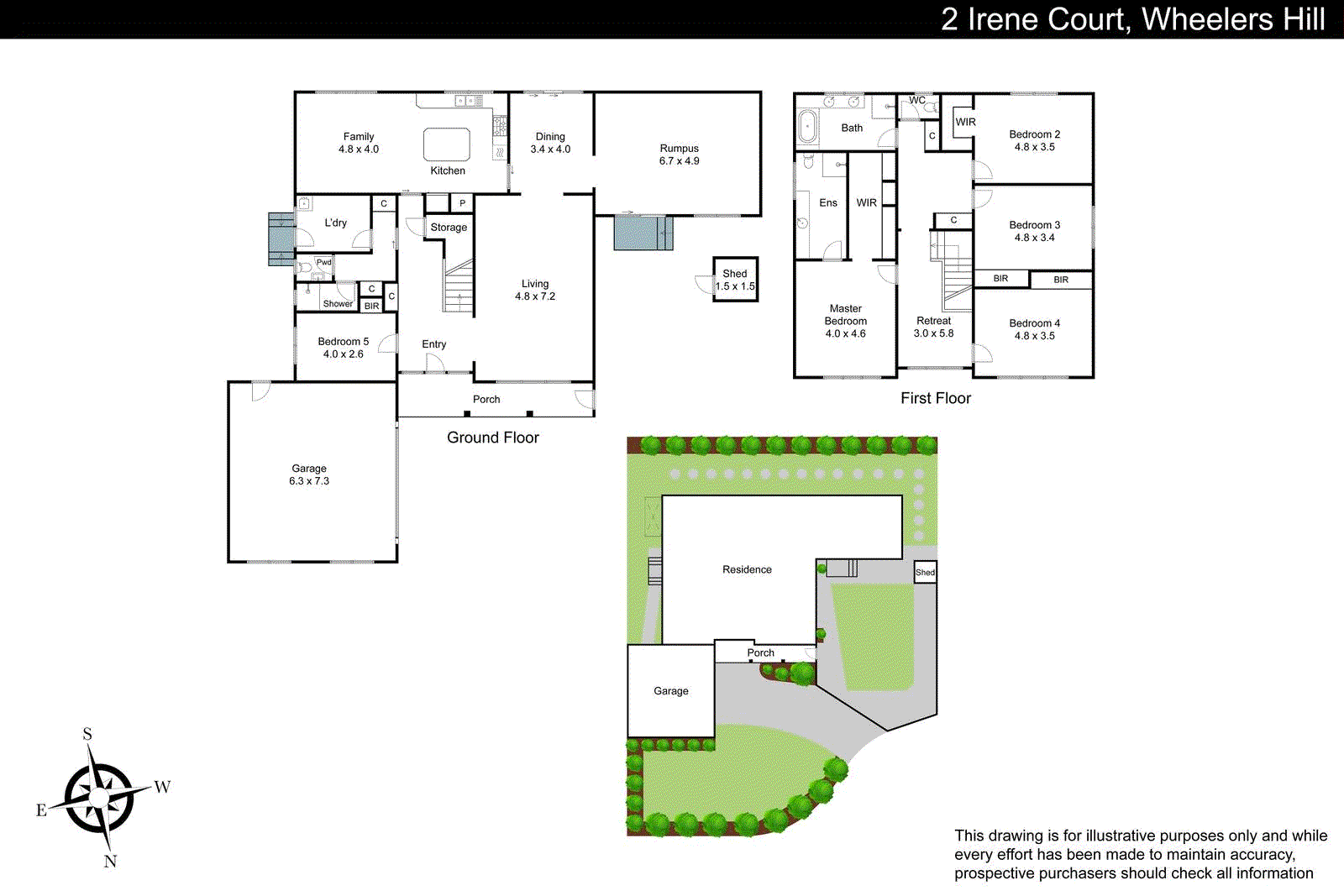 2 Irene Court, Wheelers Hill VIC 3150 - Floorplan