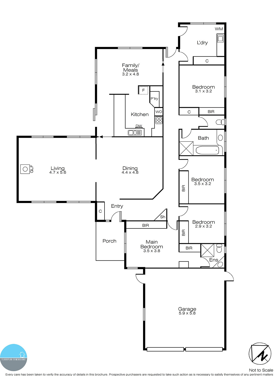 2 Janet Court, Delacombe VIC 3356 - Floorplan