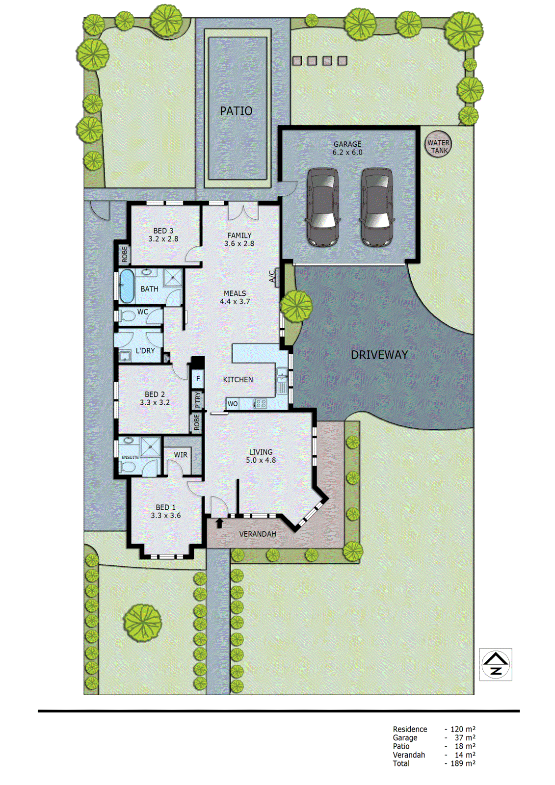 2 Jude Court, Aspendale Gardens VIC 3195 - Floorplan