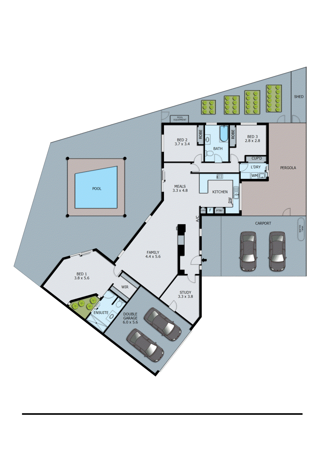 2 June Place, Aspendale Gardens VIC 3195 - Floorplan