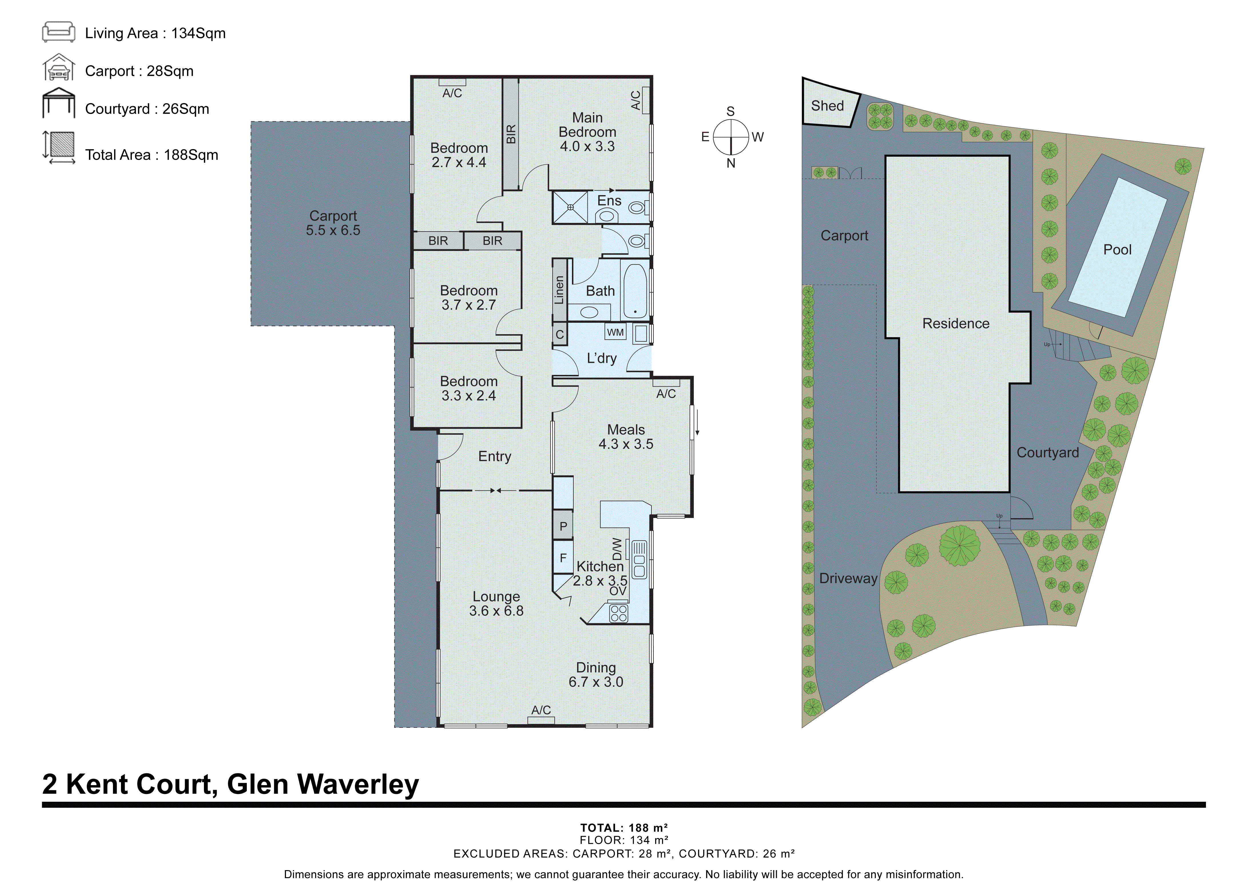 2 Kent Court, Glen Waverley VIC 3150 - Floorplan