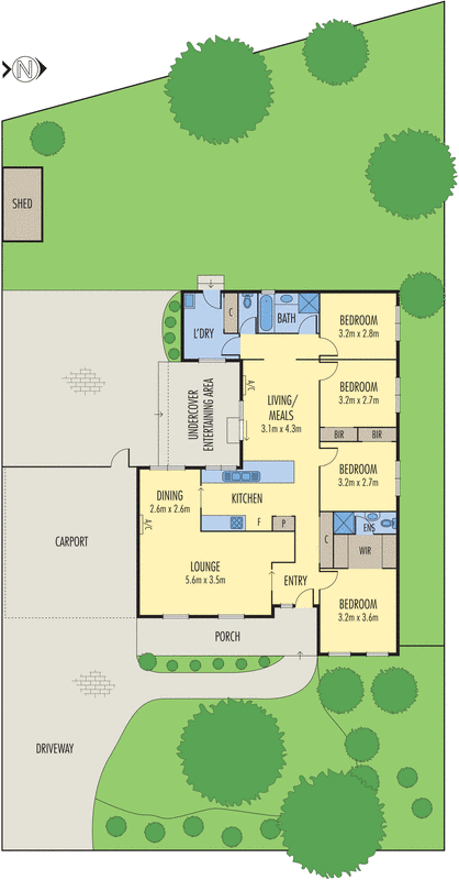 2 Koetong Court, Mulgrave VIC 3170 - Floorplan