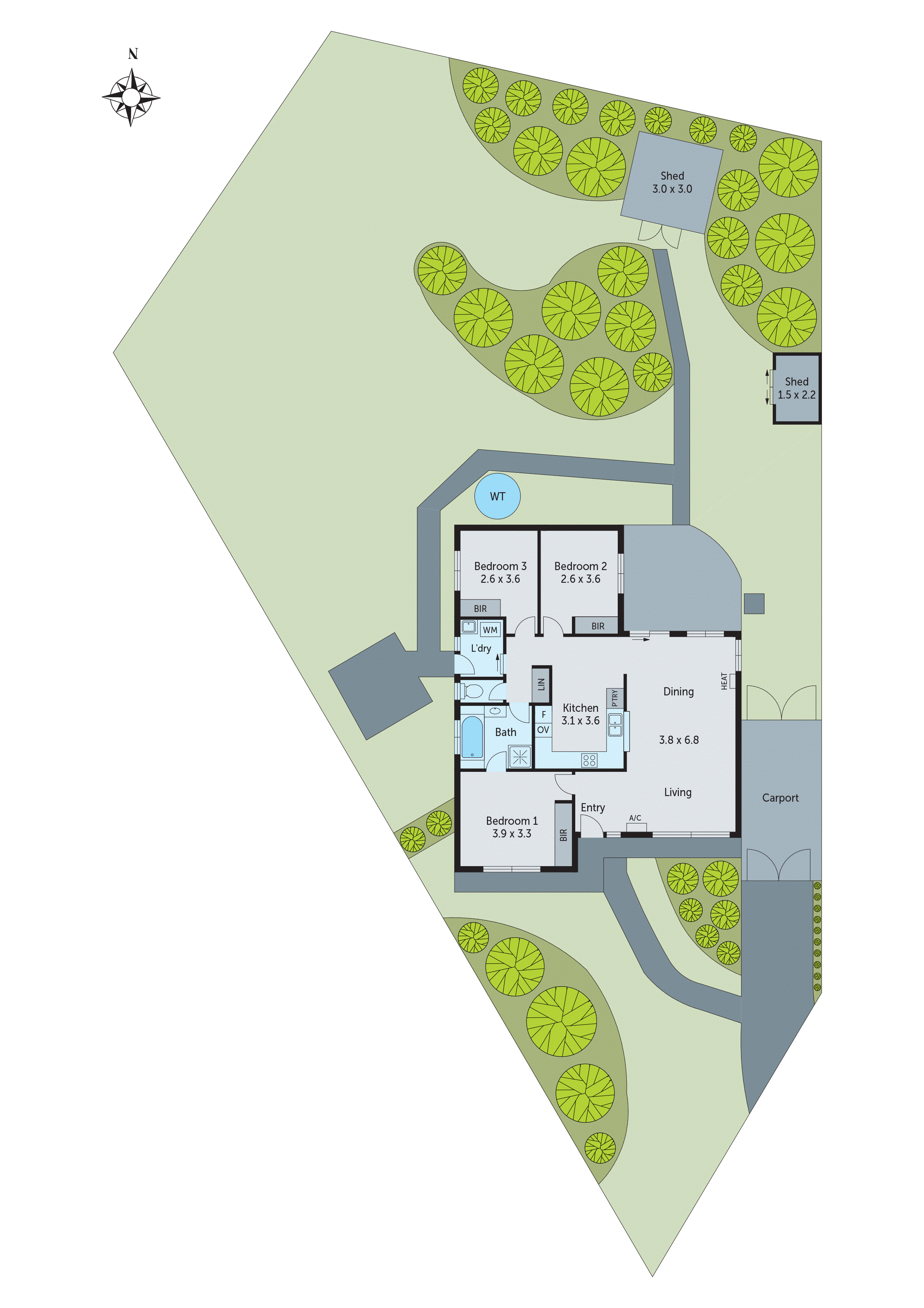 2 Kullaroo Court, Corio VIC 3214 - Floorplan