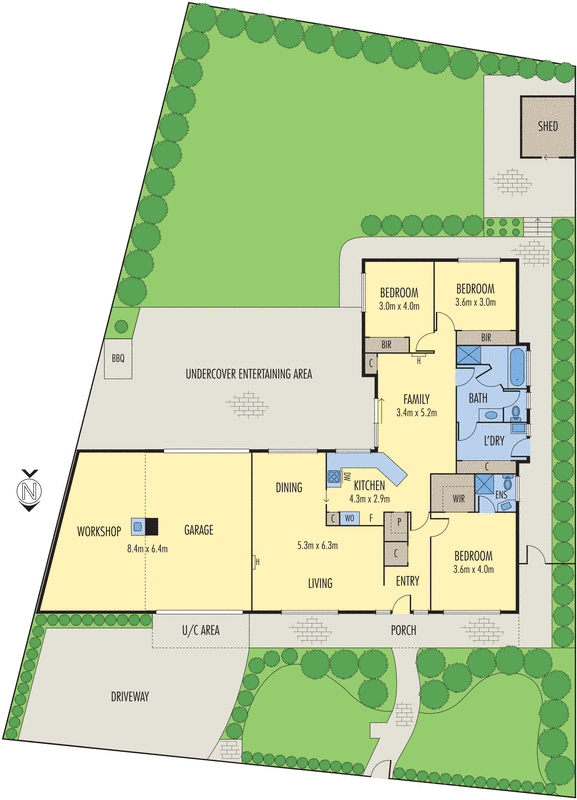 2 Lansdowne Court, Grovedale VIC 3216 - Floorplan