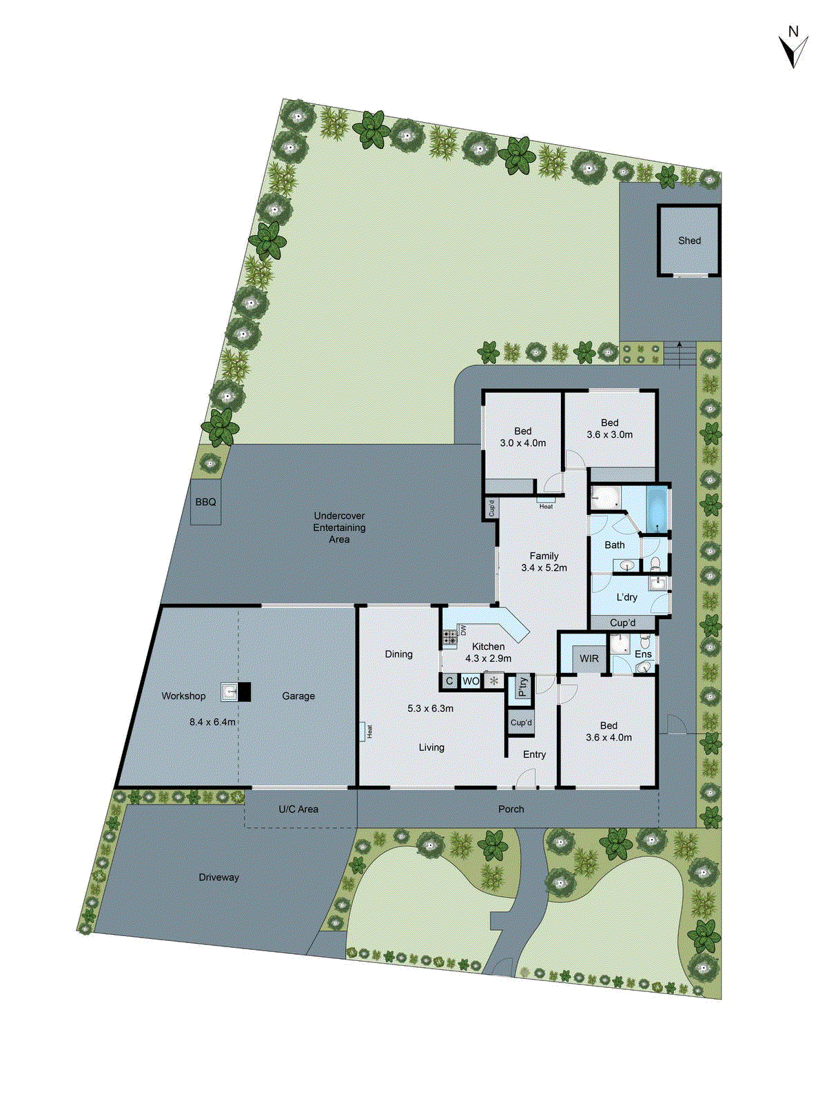 2 Lansdowne Court, Grovedale VIC 3216 - Floorplan