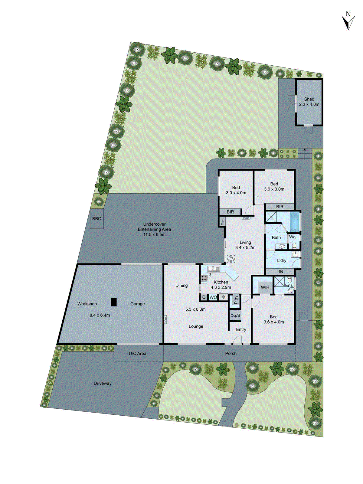 2 Lansdowne Court, Grovedale VIC 3216 - Floorplan