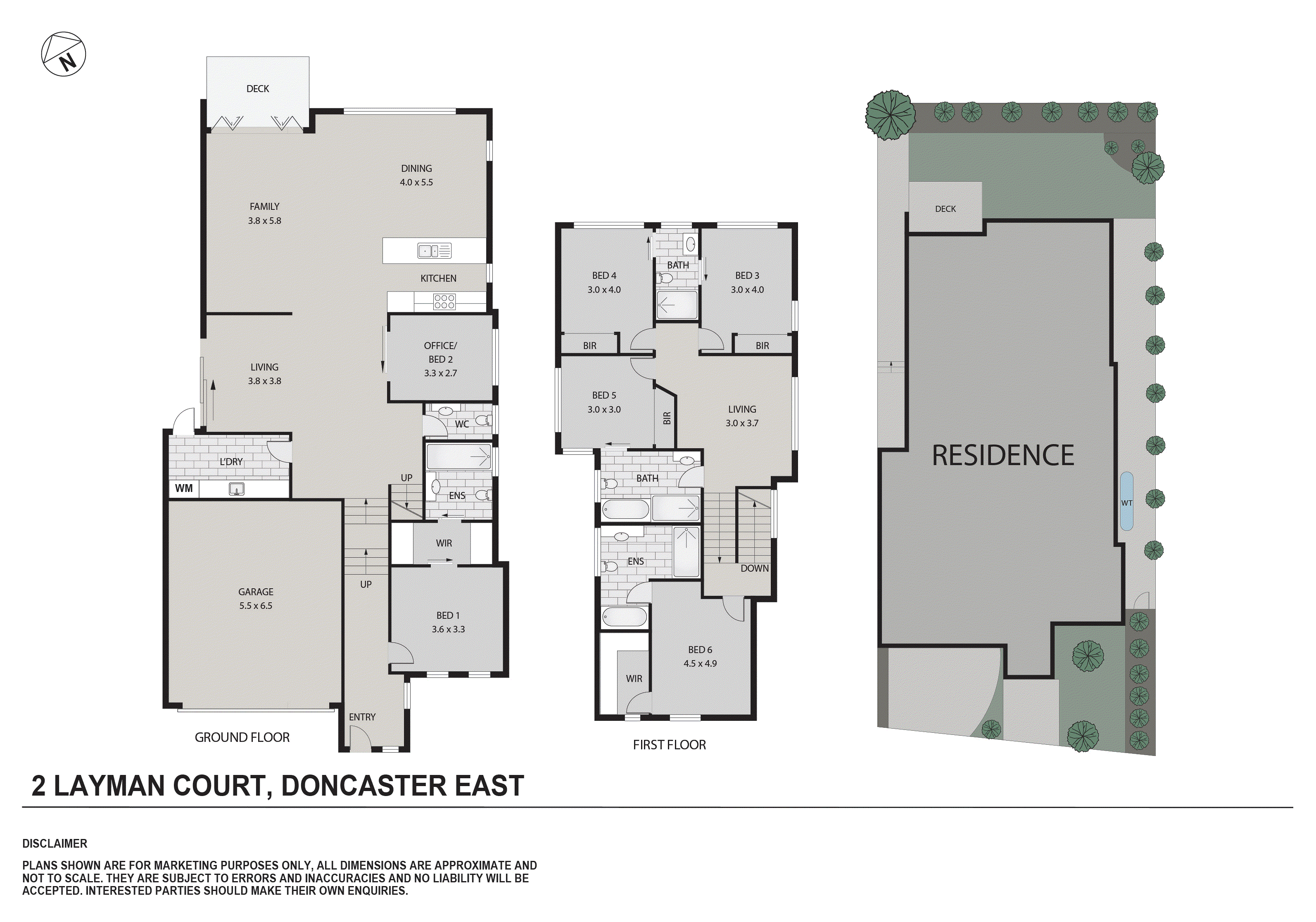 2 Layman Court, Doncaster East VIC 3109 - Floorplan