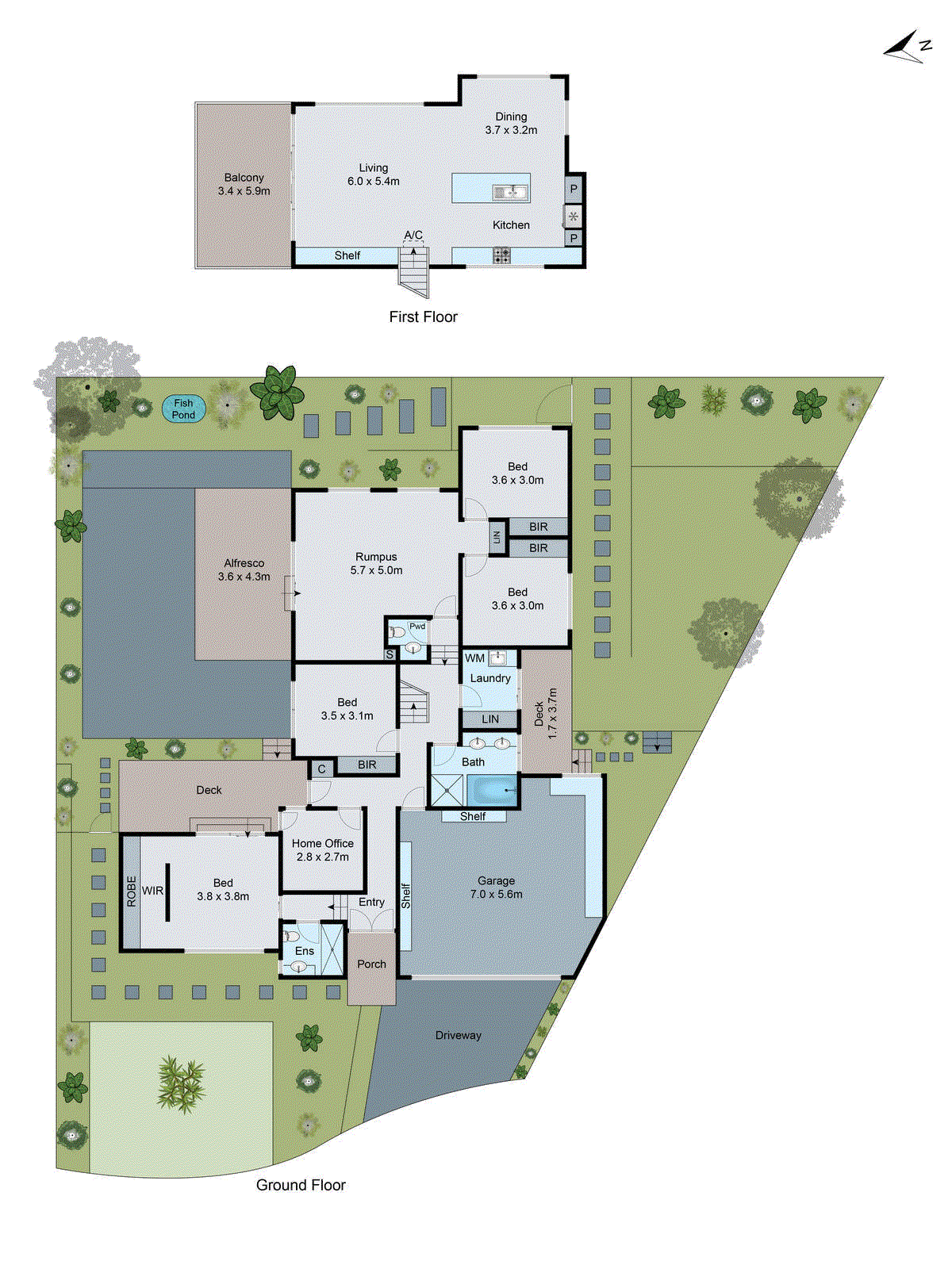 2 Leonard Court, Wandana Heights VIC 3216 - Floorplan