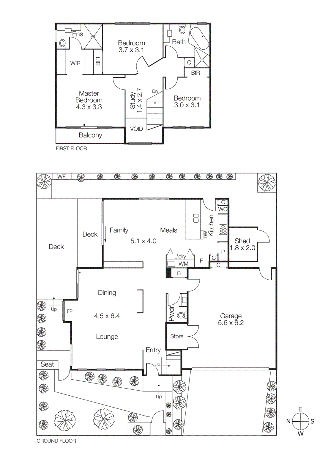 2 Little Field Street, Hampton VIC 3188 - Floorplan