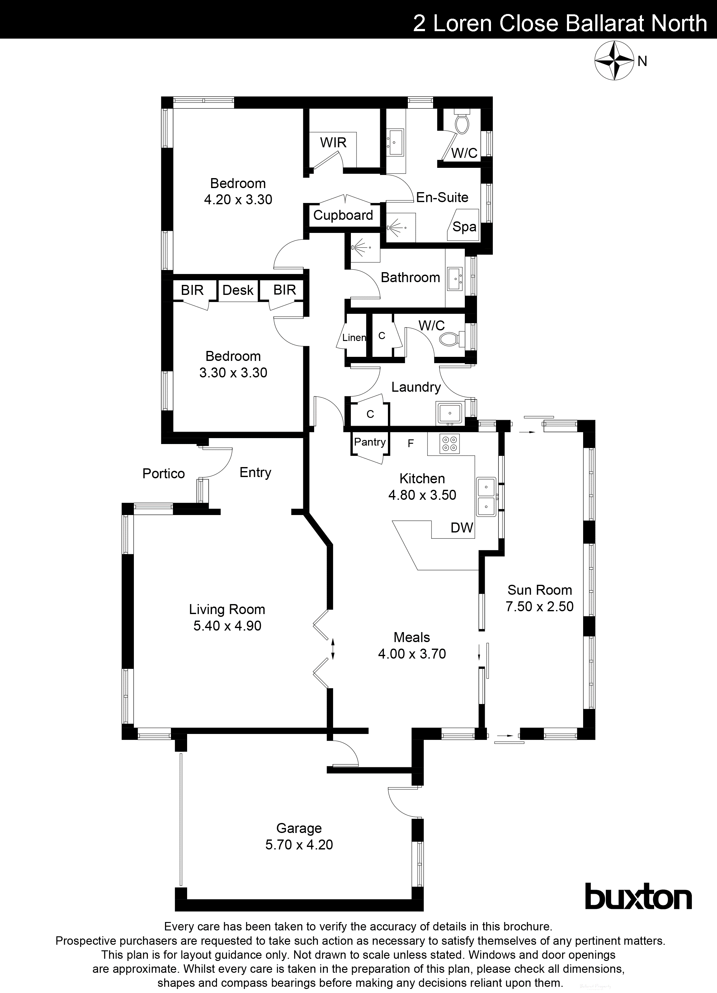2 Loren Close, Ballarat North VIC 3350 - Floorplan