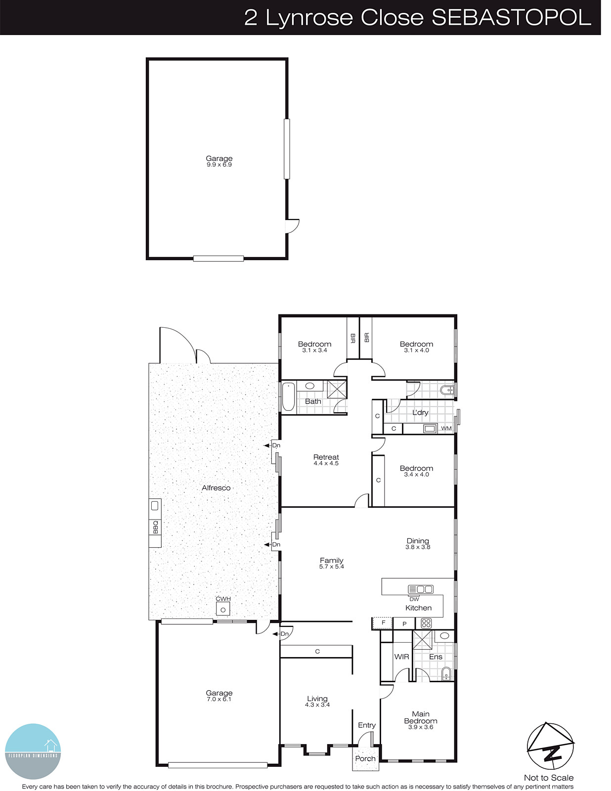 2 Lynrose Close, Sebastopol VIC 3356 - Floorplan