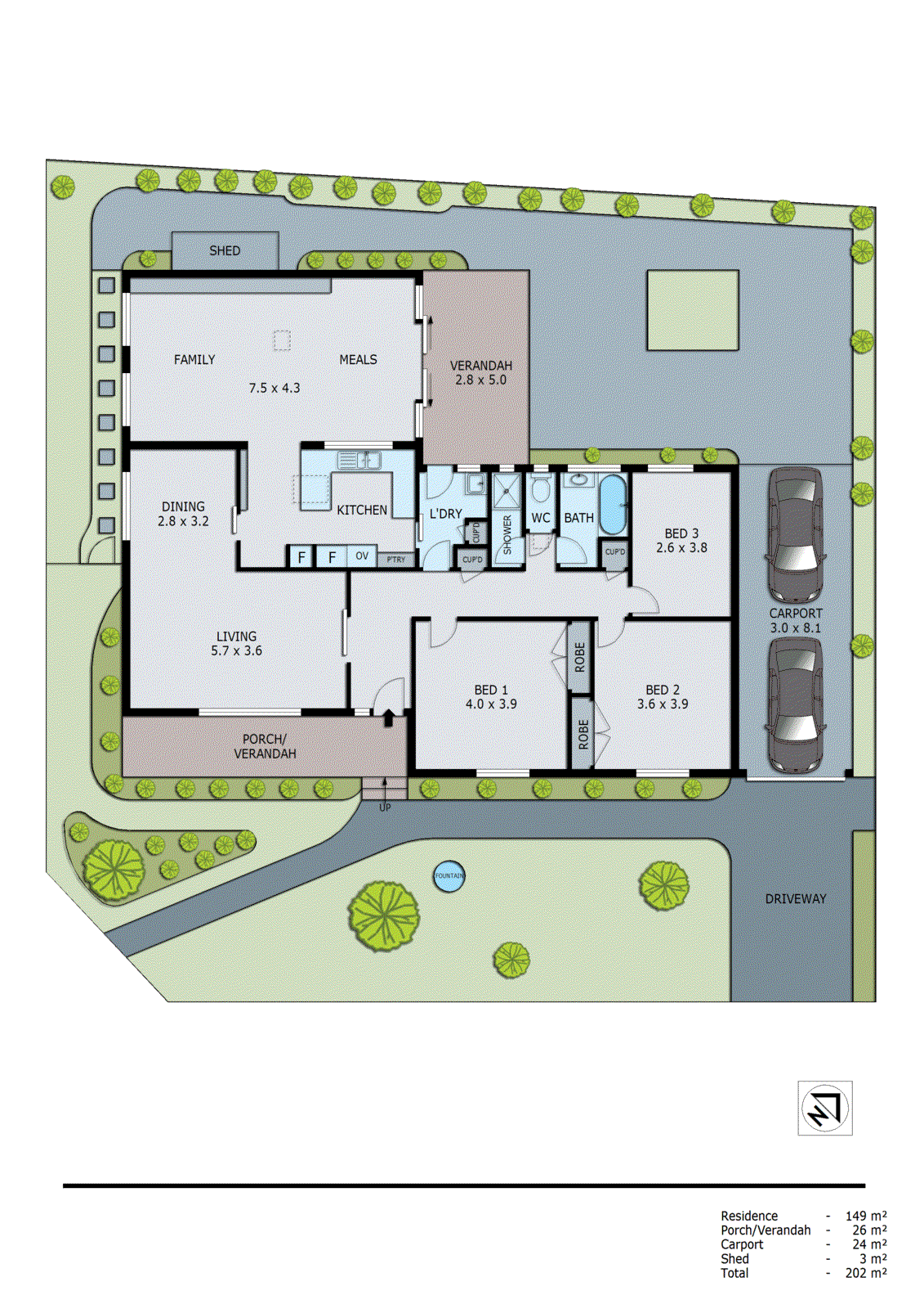 2 Marjorie Avenue, Dingley Village VIC 3172 - Floorplan