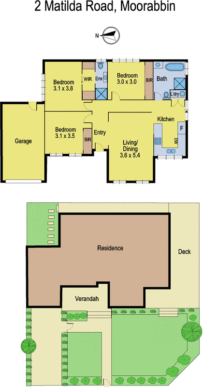 2 Matilda Road, Moorabbin VIC 3189 - Floorplan
