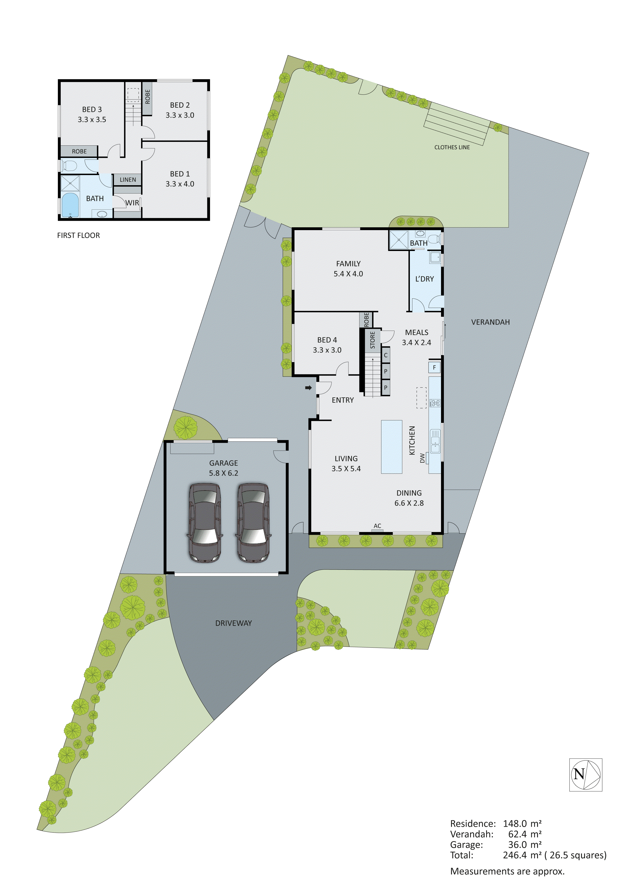 2 Meadow Court, Dingley Village VIC 3172 - Floorplan