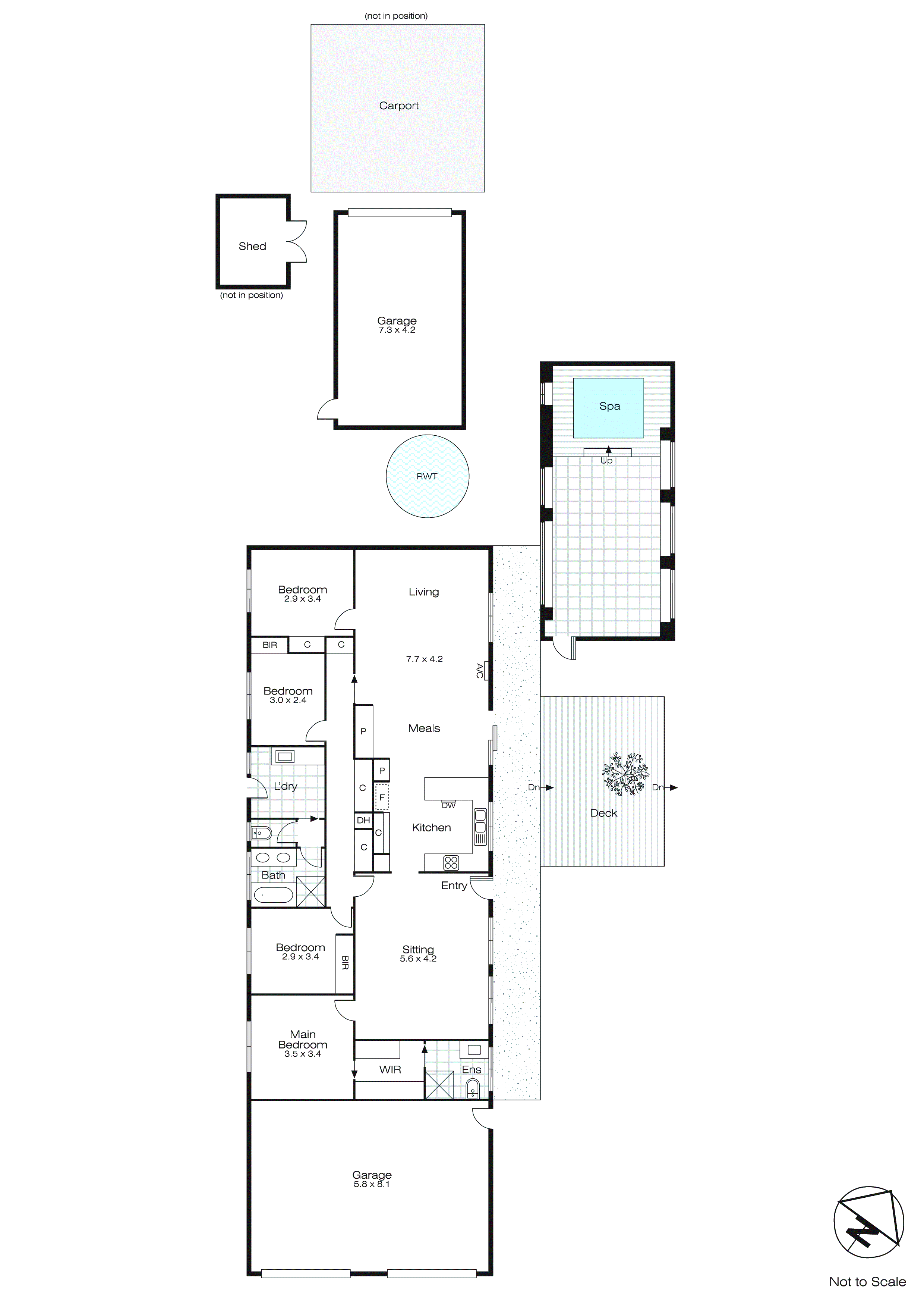 2 Melvyn Crescent, Mount Clear VIC 3350 - Floorplan