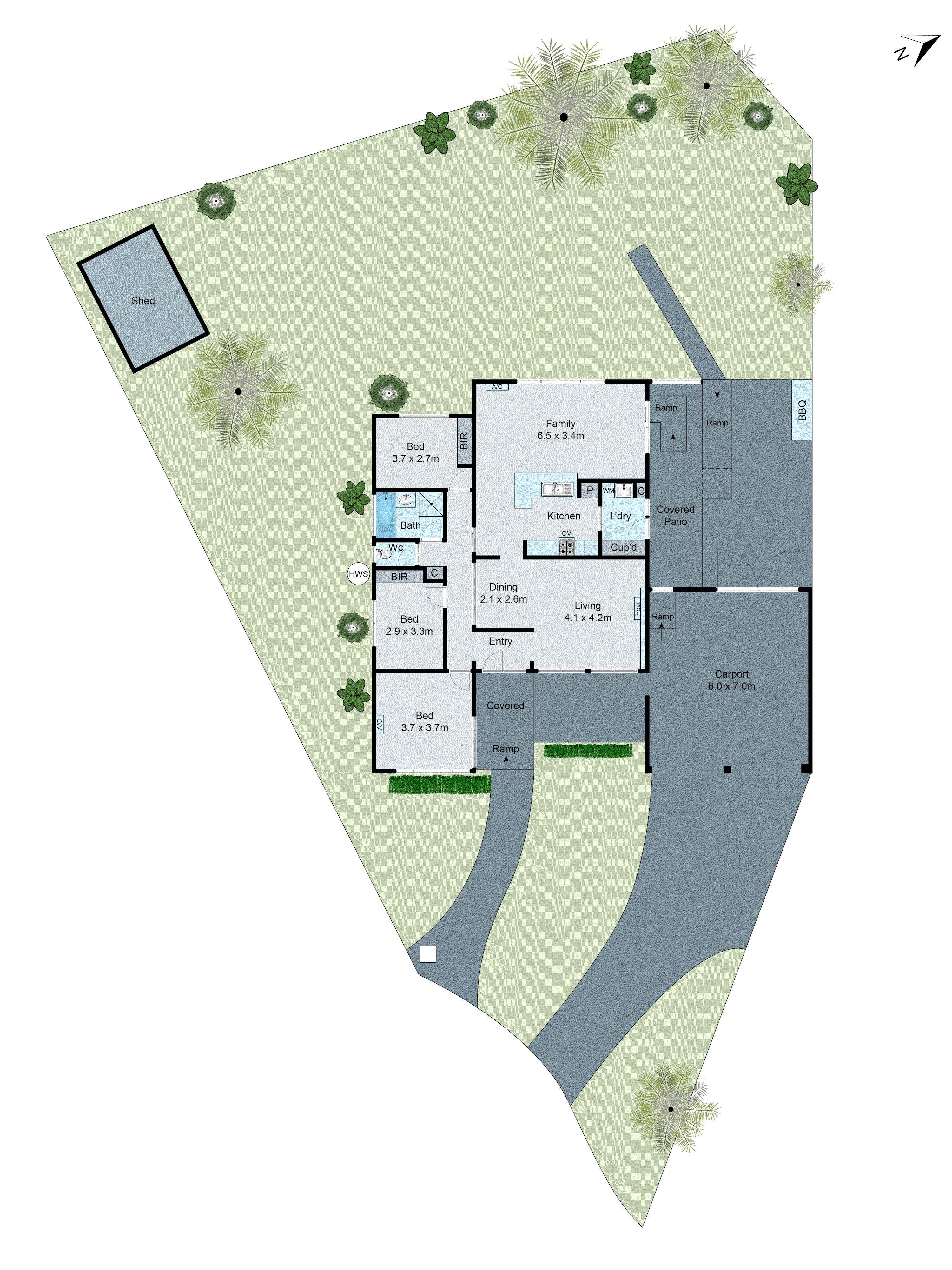 2 Merlin Court, Notting Hill VIC 3168 - Floorplan