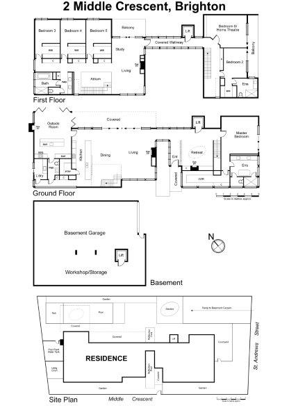 2 Middle Crescent, BRIGHTON VIC 3186 - Floorplan