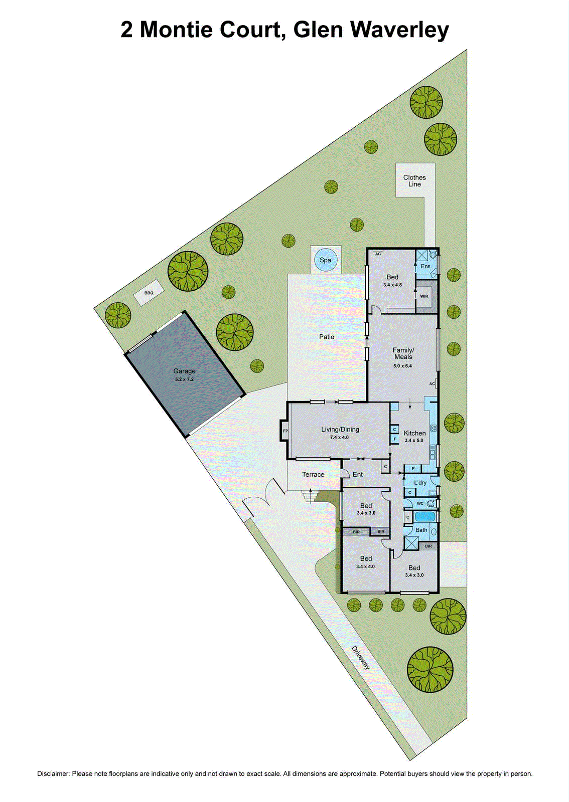 2 Montie Court, Glen Waverley VIC 3150 - Floorplan