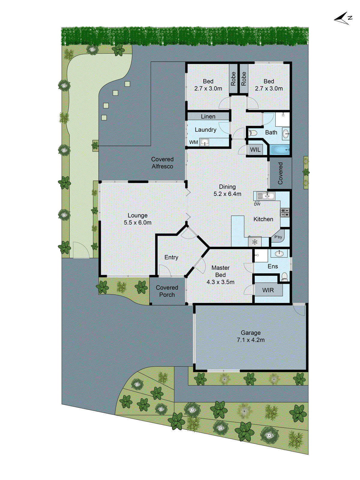 2 Mulquiney Crescent, Highton VIC 3216 - Floorplan