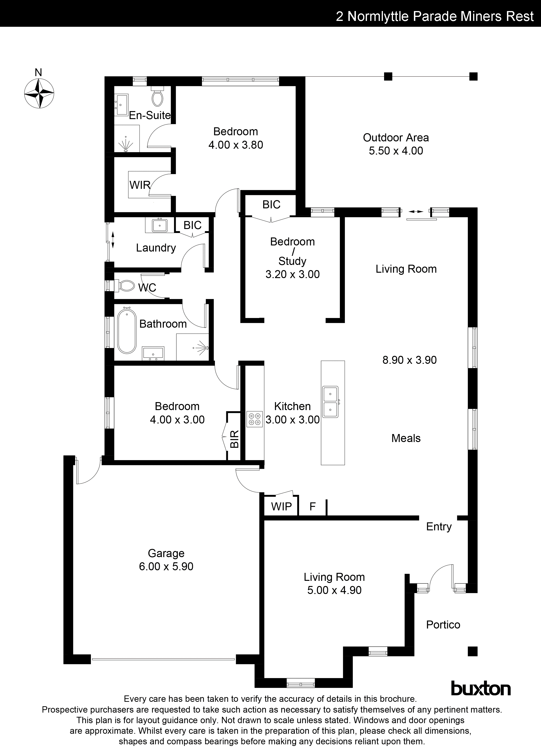 2 Normlyttle Parade, Miners Rest VIC 3352 - Floorplan