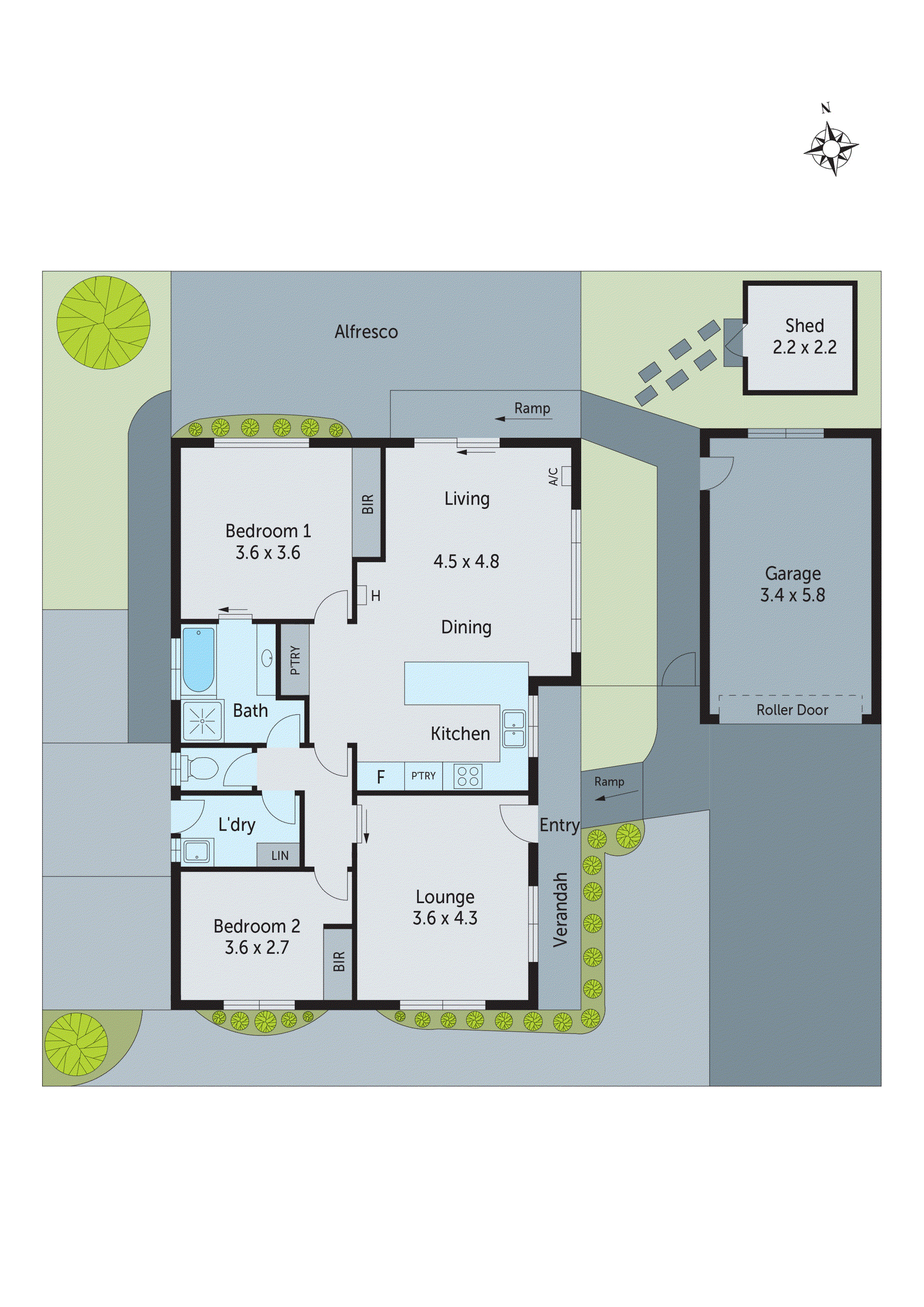 2 Oak Street, Herne Hill VIC 3218 - Floorplan